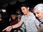 Irwansyah dan Zaskia Sungkar Hadiri Tahlil 3 Harian Olga Syahputra
