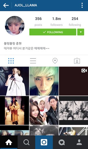 April Mop, Amber f(x) Berubah Jadi Jonghyun SHINee di Instagram