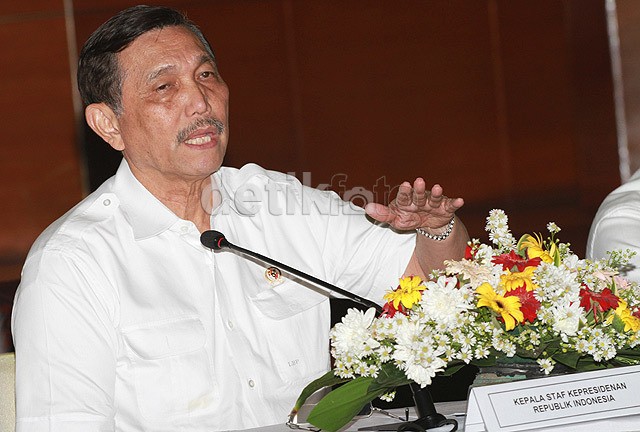 Lantik Deputi, Luhut Ingatkan Soal Fungsi dan Tugas Kantor Staf Kepresidenan Lantik Deputi, Luhut Ingatkan Soal Fungsi dan Tugas Kantor Staf Kepresidenan
