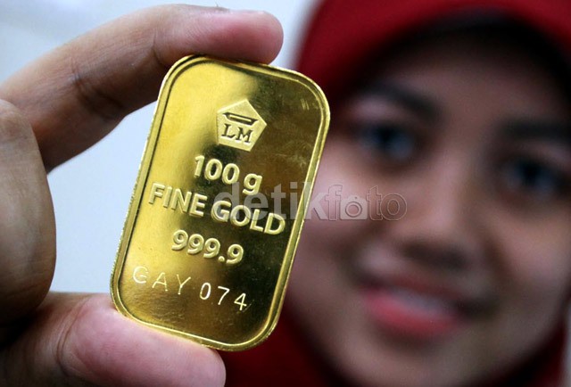 Harga Emas Antam Naik Goceng Jadi Rp 550.000/Gram