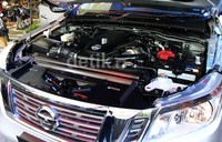     All New Navara ini juga dilengkapi mesin generasi terbaru 2.5-liter DOHC in-line 4 silinder intercooled turbo diesel yang dikombinasikan dengan transmisi manual 6 percepatan (tipe SL dan VL).     
