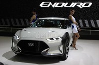 Hyundai menyebut ENDURO sebagai 'the perfect partner for individuals living in the modern city with energetic, athletic lifestyles'. Nama ENDURO sendiri diambil dari kata Endurance yang dalam Bahasa Inggris berarti daya tahan.