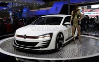 Volkswagen Golf Design Vision GTI dipamerkan di Seoul Motor Show 2015.