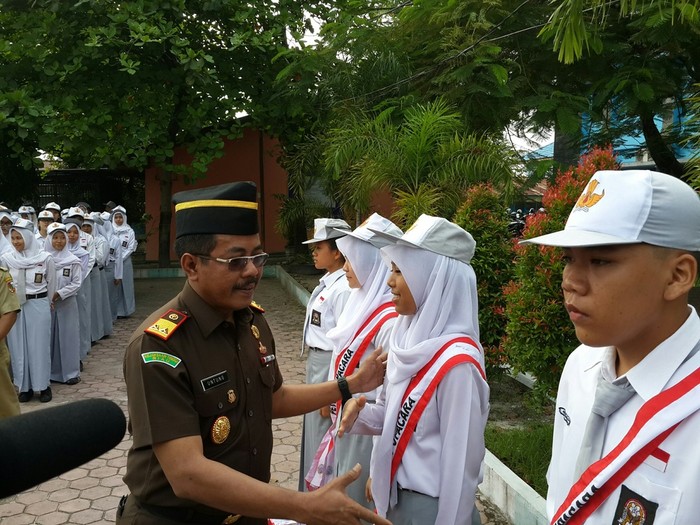 Jadi Irup di Sekolah, Kejati Riau Ajak Pelajar Jauhi Narkoba
