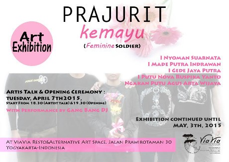 Lima Seniman Bali Gelar Pameran Prajurit Kemayu di Yogyakarta