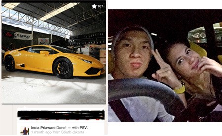Wow..Pevita Digosipkan Dapat Hadiah Lamborghini dari Pacar