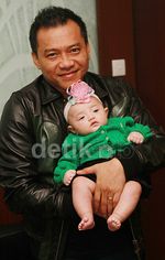 Anang Hermansyah dan Putrinya yang Super Cute!