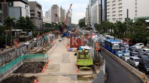 Begini Cara Pembuatan 6 Stasiun Bawah Tanah MRT di Jl Sudirman