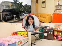 Rumah mungil Felly 'Cherrybelle' yang terletak di kawasan Gading Serpong, Tangerang. Reno Hastukrisnapati Widarto/detikFoto.