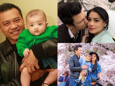 Putri Anang-Ashanty Super Cute, Titi-Tian Mesra di Bawah Pohon Sakura