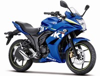 Dalam presentasi produk yang disiarkan secara online, untuk wilayah Delhi Gixxer SF 150 dijual mulai Rp 17 juta (ex shoroom di Delhi). Harga itu lebih murah dari R15 dan CBR150R yang dijual sekitar Rp 25 jutaan di India. Istimewa/Suzuki.