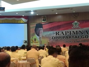 Buka Rapimnas Golkar, Agung: Tak Ada Lagi Kubu Agung-Kubu Aburizal Bakrie