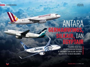 Antara Germanwings, SilkAir, dan EgyptAir