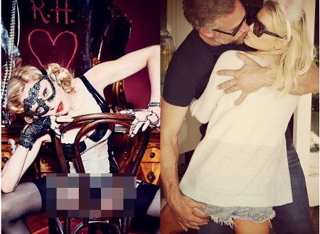 Madonna Berlingerie Seksi, Jessica Simpson Cium Mesra Suami