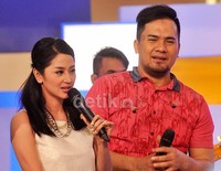 Depe dan Saipul saat ditemui di Cipinang Indah Mall, Jakarta Timur, Kamis (9/4/2015). Pool/Noel/detikFoto.