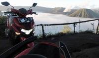 Tim Yamaha Tour de Soul tiba di Bromo.