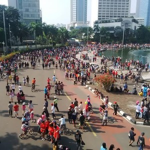 Begini Antusiasme Warga Menikmati CFD Tanpa Bumbu Aksi Demonstrasi
