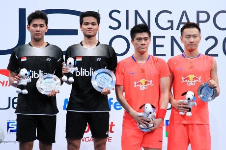 Angga/Ricky Juara Usai Kalahkan Ganda Putra China