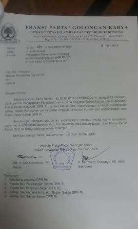 Lawan Kubu Ical, Loyalis Agung yang Dirotasi akan Lapor ke Pimpinan DPR dan MKD