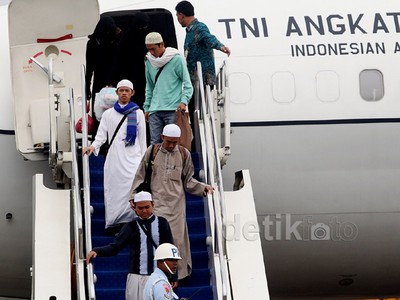 91 WNI dari Yaman Tiba di Tanah Air