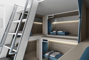 Tempat Tidur Pramugari di Pesawat yang Akan Bikin Iri