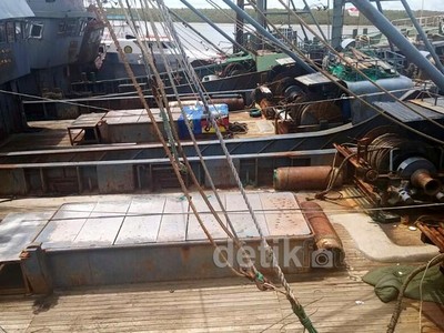 Satgas Illegal Fishing Cek Kapal Eks Asing di Merauke
