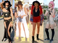 Gaya para pecinta musik di festival Coachella. (Getty Images)