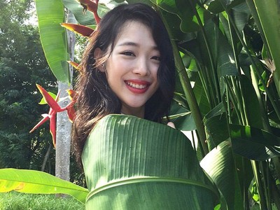 Mengintip si Cantik Sulli f(x) Pemotretan di Bali
