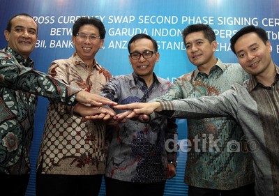 Garuda Indonesia Gandeng Empat Bank
