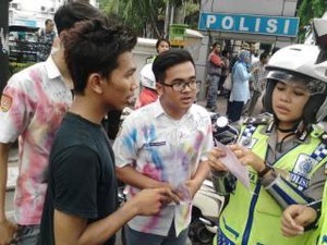 Polisi Bubarkan Konvoi Pelajar di Medan, 32 Kendaraan Diamankan