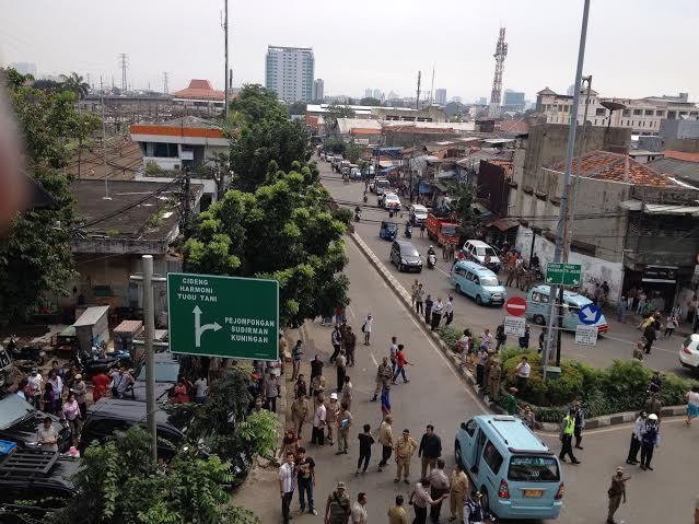 Ditinjau Ahok, Kawasan Tanah Abang Mendadak Rapi