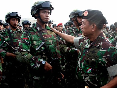Panglima TNI Pimpin Apel Pengamanan KAA