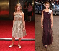 Emma semakin cantik saat hadiri premiere film 'Harry Potter And The Prisoner Of Azkaban' di New York dan London pada 2004. (Thos Robinson/Getty Images; David Westing/Getty Images)
