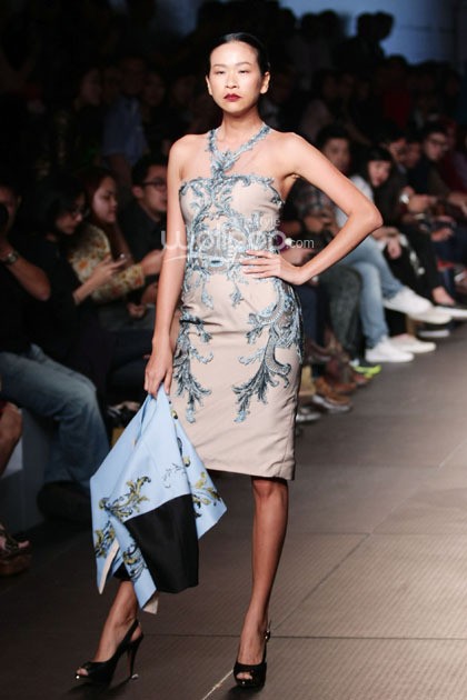 Albert Yanuar. Plaza Indonesia Fashion Week 2015 at Plaza Indonesia Lt.2. Jakarta. [Foto: Mohammad Abduh/Wolipop]