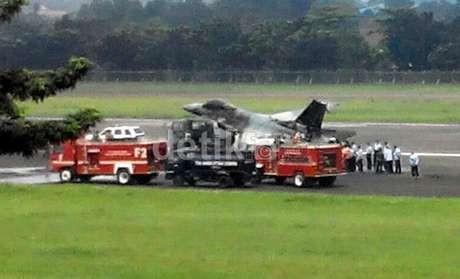 Terbakarnya F-16 di Halim Buat Penerbangan Komersil Terhambat 1 Jam