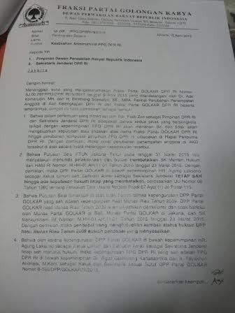 Agung Cs Tuding Akom dan Bamsoet Ingkari Kesepakatan