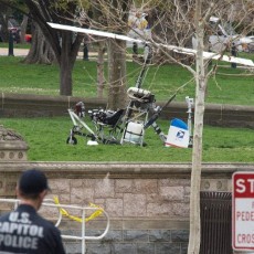 Terbangkan Helikopter ke Halaman Gedung Capitol, Pria AS Ditangkap