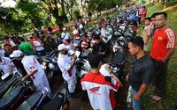 Layanan servis gratis ini berupa penggantian oli dan busi untuk seluruh tipe sepeda motor Honda. Istimewa/WMS.