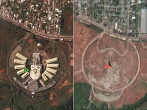 Garuda Raksasa di Cileungsi Dibangun 1995, Mangkrak 1998 dan Rata Tahun 2014