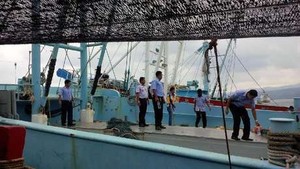 Satgas Anti Ilegal Fishing, Danlantamal dan Kajati Maluku Garap MV Haifa