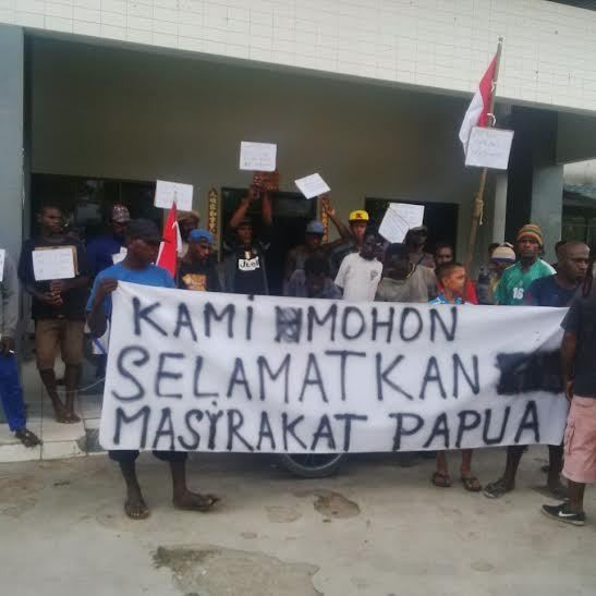 Beginilah Cara Satgas Anti Ilegal Fishing Menghadapi Demo Warga di Merauke