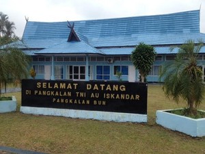 Lanud Iskandar Pangkalan Bun yang Kembali Sepi Usai SAR AirAsia Berakhir