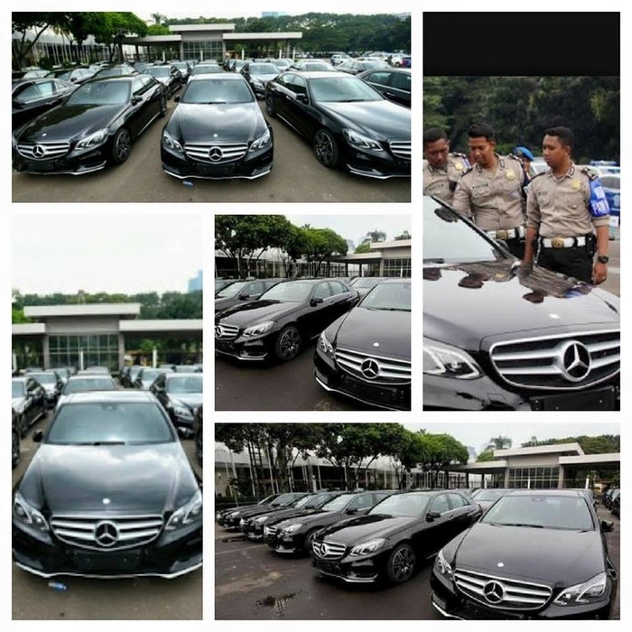 Tak Jadi Mobil Menteri, Mercy E 400 AMG Kini Antar Delegasi KAA