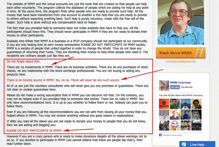 Ini Alasan Kuat Kemenkominfo Segera Blokir Situs MMM