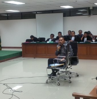 Ditanya Hakim PN Tipikor, Bonaran Tetap Bantah Suap Akil Mochtar