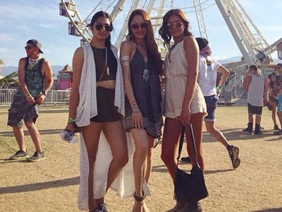 Cinta Laura, Mumi Hingga Pastur Eksis di Coachella 2015