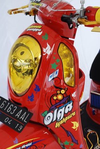 Semoga dengan mengikuti ajang ini dengan tema Olga Syahputra, motor Saya bisa menjadi yang terbaik atau paling tidak menjadi motor yang berbeda dengan peserta lainnya, tambahnya.