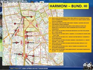 Besok Jalur Protokol di Jakarta 3 Kali Ditutup, TransJ dan Angkot Ikut Terimbas