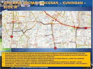 Siap-siap! Besok Jalur Protokol di Jakarta Ditutup 3 Kali, Ini Peta Pengalihan Arusnya