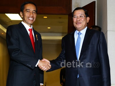 Presiden Jokowi Bertemu PM Kamboja